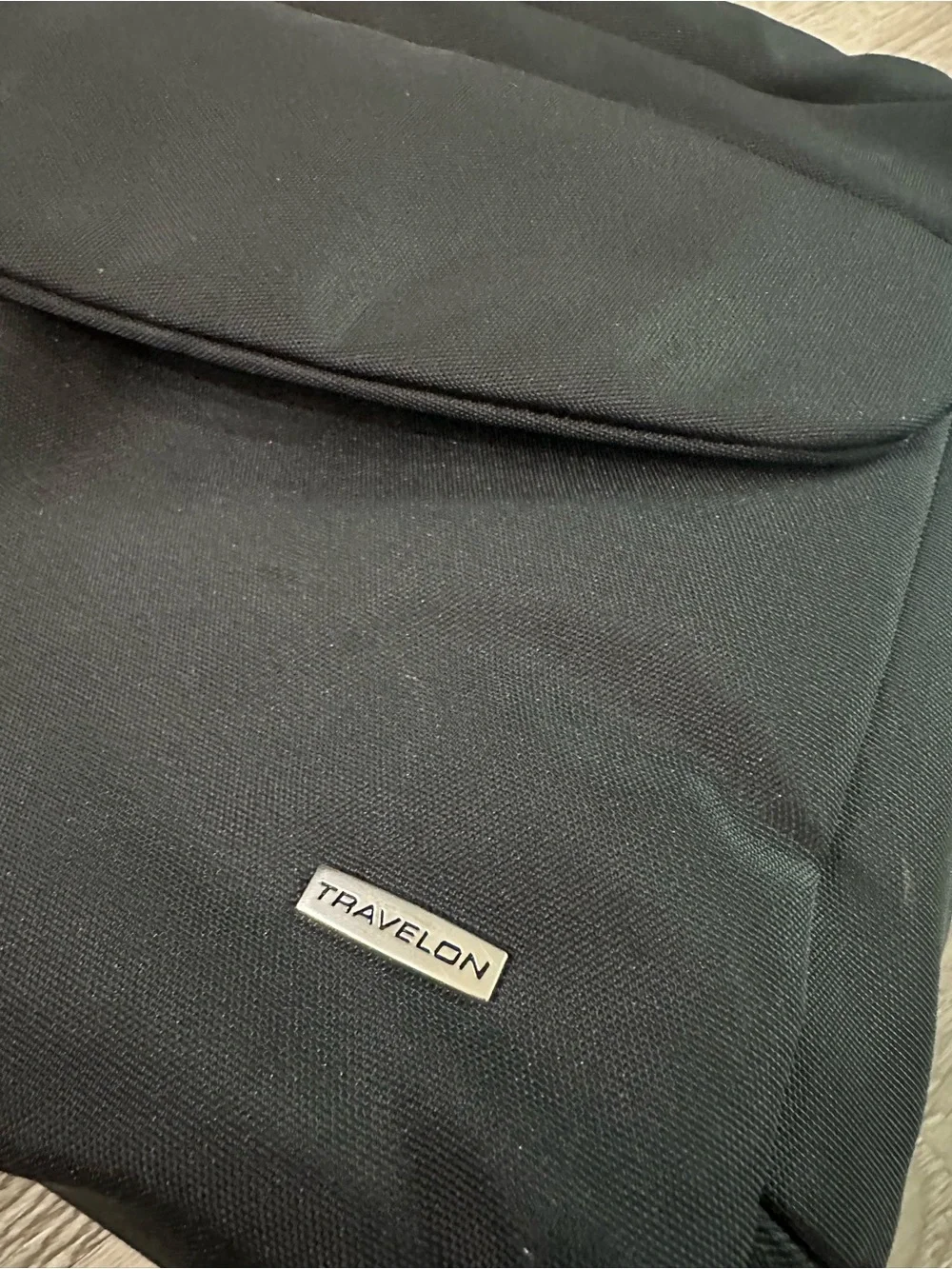 Travelon Midnight Black Anti-Theft Classic Messenger Crossbody Bag Purse